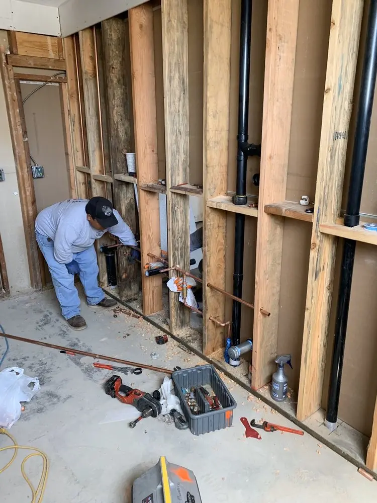 Commercial rough-in plumbing for Water Heater Replacement in McCarran Boulevard - Probasco Way
